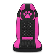 Car Universal Printed Seat Protector Automobile Decoration Supplies, Style: Pink Footprints