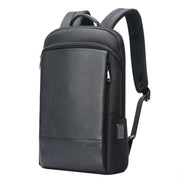 Bopai First-Layer Cowhide Business Commuter Water-resistant And Lightweight Laptop Backpack, Color: Flagship
