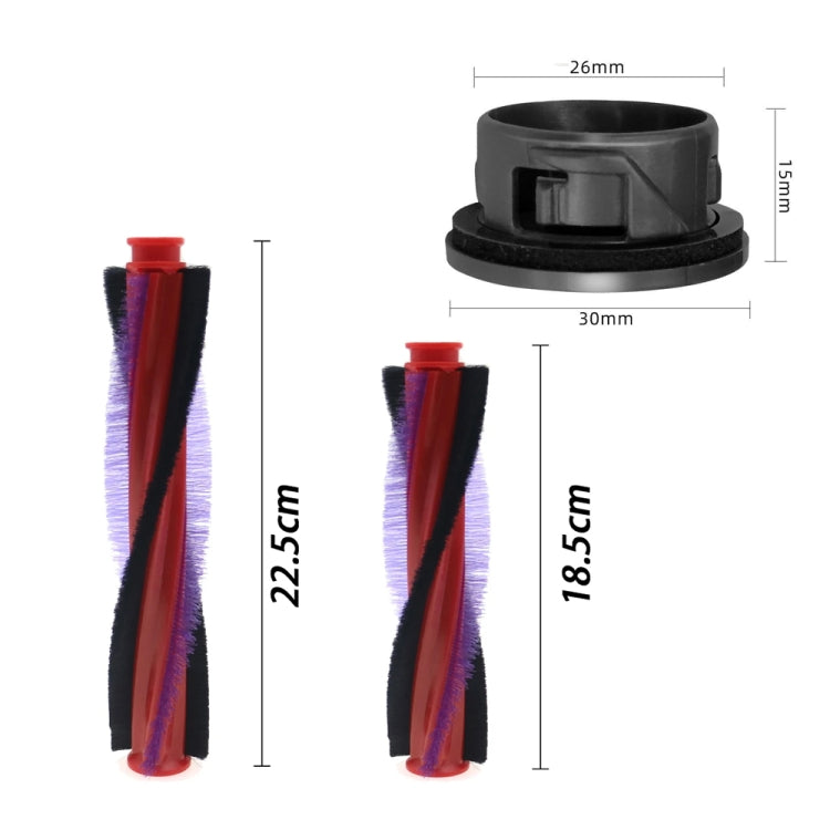 For Dyson V6 DC59 DC62 SV03 Vacuum Cleaner Brush Head Roller Bar, Spec:  225mm