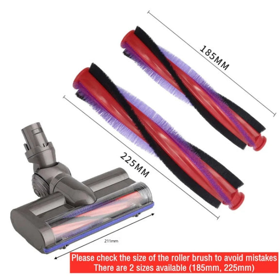 For Dyson V6 DC59 DC62 SV03 Vacuum Cleaner Brush Head Roller Bar, Spec:  225mm