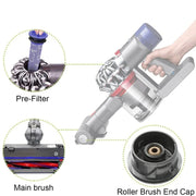 For Dyson V6 DC59 DC62 SV03 Vacuum Cleaner Brush Head Roller Bar, Spec:  225mm