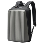 Bopai 61-122579 Large Capacity Hard Shell Password Lock Water-resistant Business Laptop Backpack(Grey)