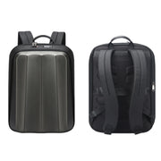 Bopai 61-122579 Large Capacity Hard Shell Password Lock Water-resistant Business Laptop Backpack(Grey)