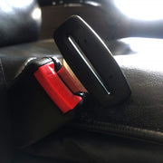 Car Seat Belt 2.1 Curved Lock Tongue Male Buckle Accessories(Black)