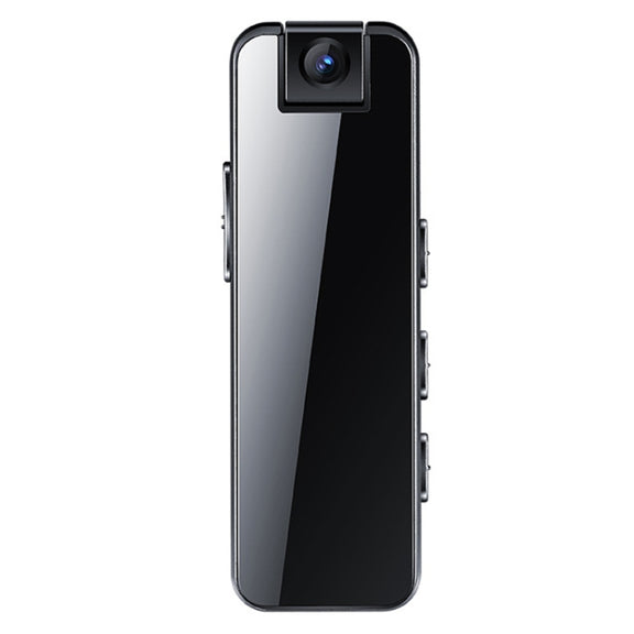 Mrobo D6 1080P Rotating Camera Night Vision Video Recorder With Back Clip, Size: No-memory(Black)