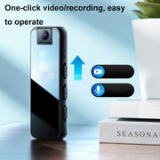 Mrobo D6 1080P Rotating Camera Night Vision Video Recorder With Back Clip, Size: 64GB(Black)