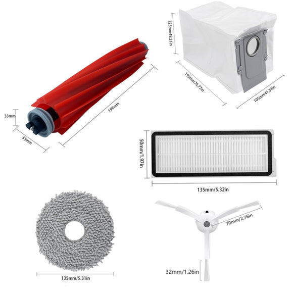 Main Brush For Roborock Qrevo Pro / Qrevo MaxV Vacuum Robot Accessories