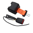 Automatic Retractable Two-point Forklift Safety Belt, Color: Orange+SQ17 Wire Base - Seat Belts & Padding by PMC TechLife | Online Shopping South Africa | PMC TechLife | Buy Now Pay Later Mobicred