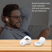 3pairs /Set Sleep Anti-noise Soundproof Earplugs Noise Reducing Swimming Silicone Earplugs(Pink)