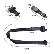 Automobile Two-point Safety Belt Automatic Semi-enclosed Retractor(20cm Semi-enclosed Base)