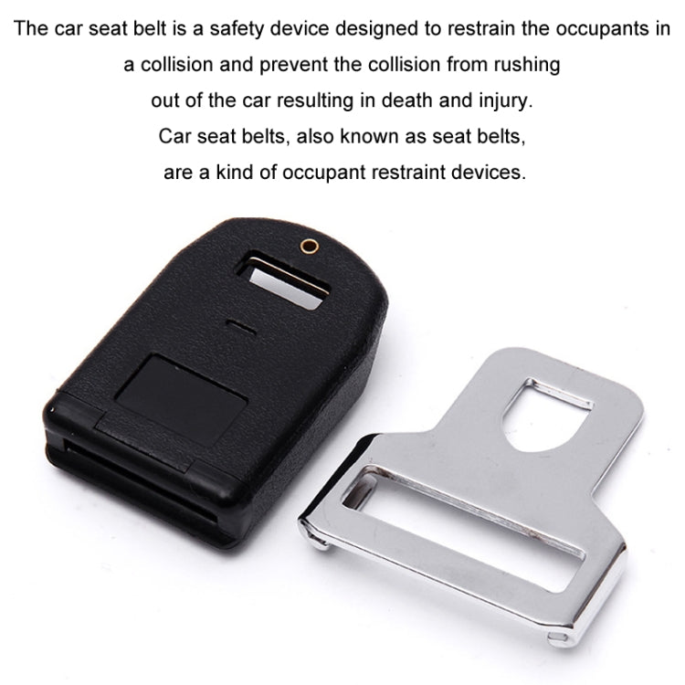Car Seat Belt Buckle Accessories(Lock Tongue + Lock Buckle)