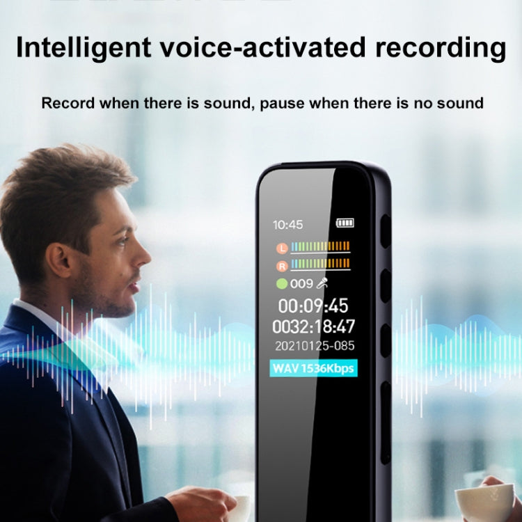 Mrobo RV18 0.96-Inch Color Screen Smart Noise Reduction Recording Pen, Capacity: 4GB(Flagship)