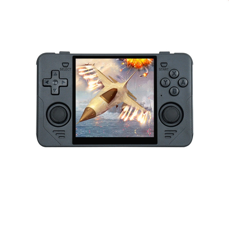 POWKIDDY RGB30  4 Inch IPS Screen Handheld Game Console Built In WIFI＋Bluetooth 16GB+128GB(Black)
