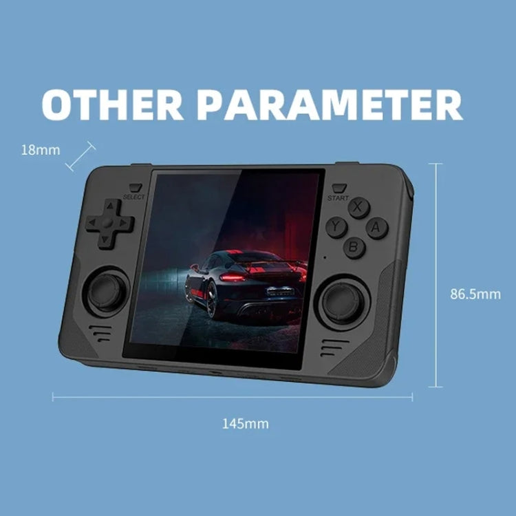 POWKIDDY RGB30  4 Inch IPS Screen Handheld Game Console Built In WIFI＋Bluetooth 16GB+64GB(Black)