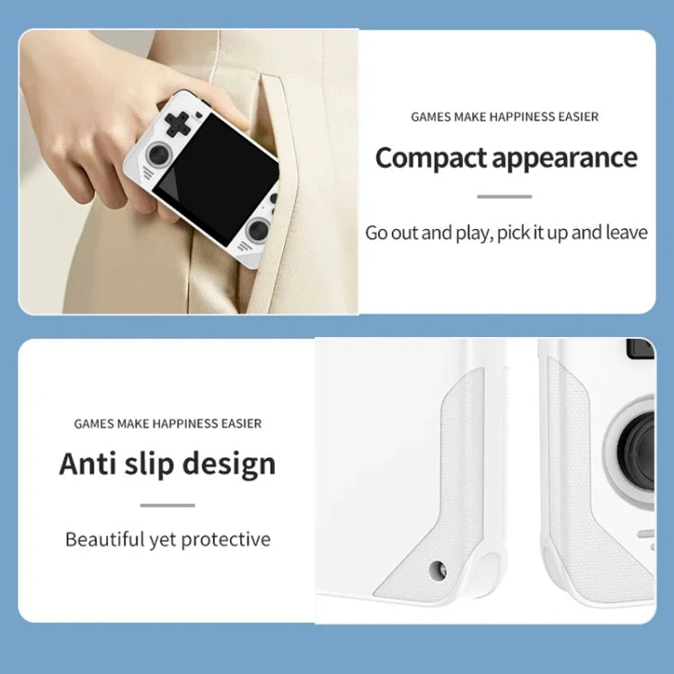 POWKIDDY RGB30  4 Inch IPS Screen Handheld Game Console Built In WIFI＋Bluetooth 16GB+64GB(Black)