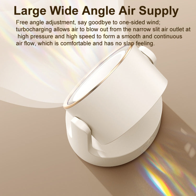 3 In 1 Multifunctional Desktop Fan with LED Light Cosmetic Mirror USB Plug Non-Oscillating