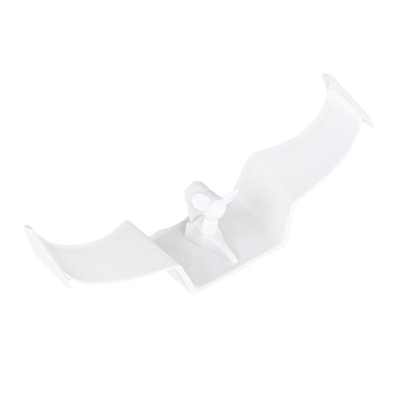 Car Mini Rear Wing Without Punching Decorative Stickers, Color: White With Wind Leaves
