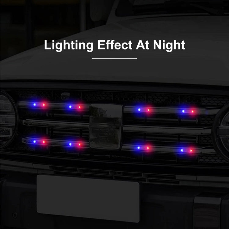 Solar Warning Light Anti-rear Collision LED Flashing Light(Symphony Vibration Sensor+Orange)