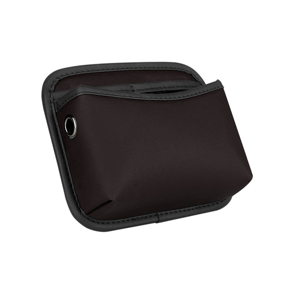 Adhesive Multifunctional Storage Bag for Car Center Console(Brown)