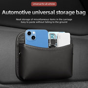 Adhesive Multifunctional Storage Bag for Car Center Console(Red)
