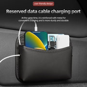 Adhesive Multifunctional Storage Bag for Car Center Console(Red)