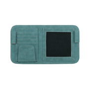 Car Sun Visor Bill Holder Glasses Clip Storage Bag(Blue)