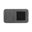 Car Sun Visor Bill Holder Glasses Clip Storage Bag(Grey) - Sunglasses & Glasses Clips by PMC TechLife | Online Shopping South Africa | PMC TechLife | Buy Now Pay Later Mobicred