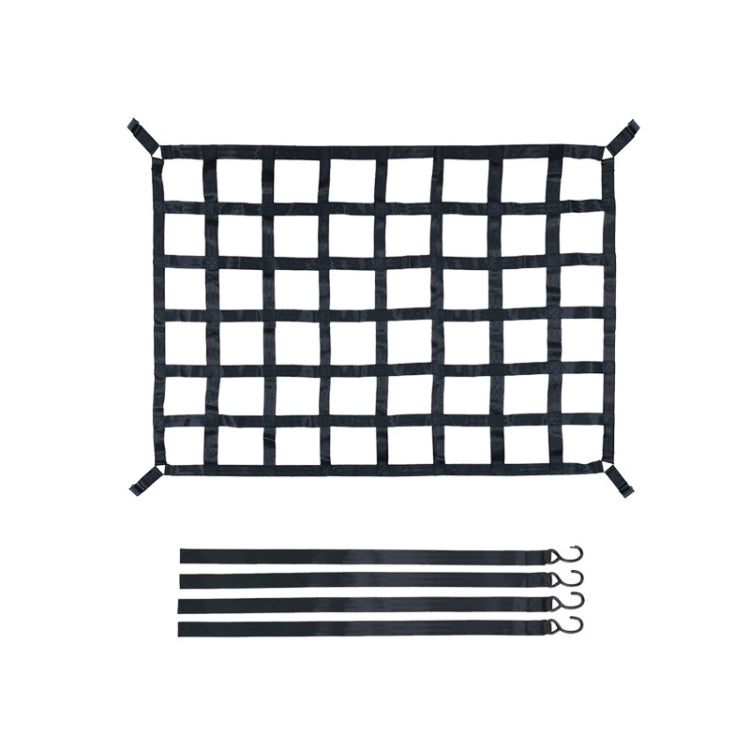 127x106cm Truck Bed Cargo Net Pickup Bed Netting Strap