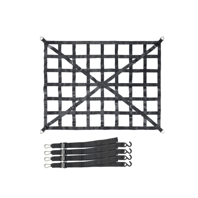 167x127cm Truck Bed Cargo Net Pickup Bed Netting Strap
