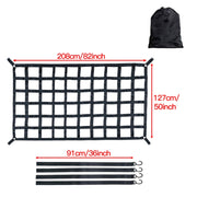 208x127cm Truck Bed Cargo Net Pickup Bed Netting Strap