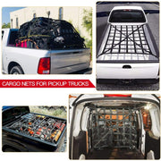 127x106cm Truck Bed Cargo Net Pickup Bed Netting Strap