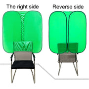 Live E-sports Double-sided Background Cutout Green Screen For Chair(0.42kg)