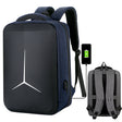 17 inch Multifunctional Waterproof Business Sports Laptop Backpack with USB Port(Navy Blue) - Backpack by PMC TechLife | Online Shopping South Africa | PMC TechLife | Buy Now Pay Later Mobicred
