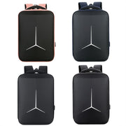 15 inch Multifunctional Water-resistant Business Sports Laptop Backpack with USB Port(Black)