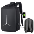 15 inch Large-Capacity Waterproof Business Commuter Laptop Backpack with USB Port(Simplified Black) - Backpack by PMC TechLife | Online Shopping South Africa | PMC TechLife | Buy Now Pay Later Mobicred