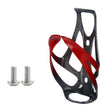 TOSEEK Outdoor Cycling Carbon Fiber Open Water Bottle Cage, Color: Red Glossy - free shipping - PMC TechLife - Order now!