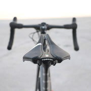 TOSEEK Bicycle Shock-absorbing Comfortable Widened Saddle(Black)