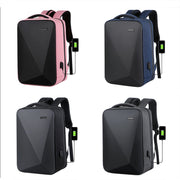 16 inch Large Capacity Password Lock Anti-Theft Laptop Backpack With USB Port(Dark Gray)