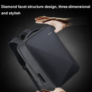 16 inch Large Capacity Password Lock Anti-Theft Laptop Backpack With USB Port(Dark Gray)