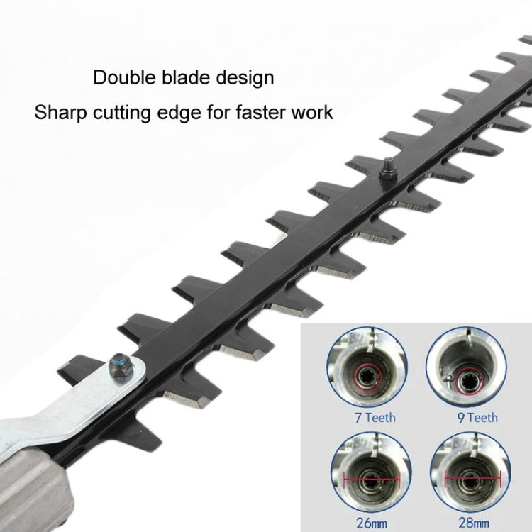 High Branch Shears Hedge Work Trimmer Tall Tree Pruning Tool, Model: 28x7 Teeth Regular