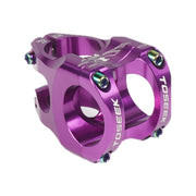 TOSEEK 35mm Aluminum Alloy Stem Bicycle Modification Accessories, Color: Purple
