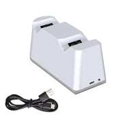 For PS5 Handle Charger Colorful Grip Double Fast Charging LED Lamp Seat Charger