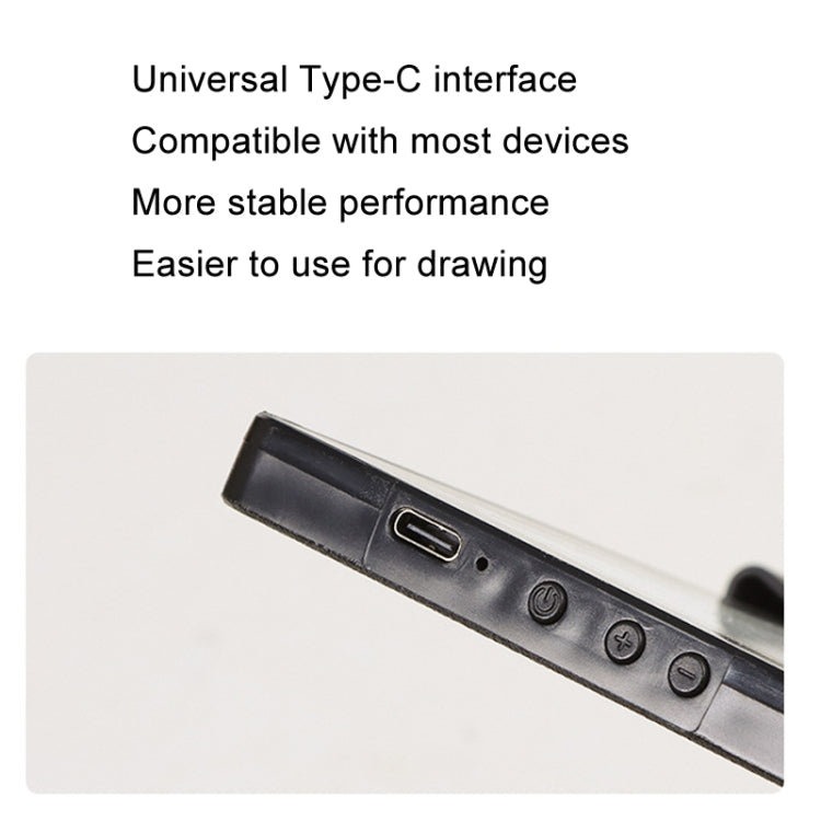 A3-D28B LED Smart Charging Copy Desk Line Drawing Hand Drawing Transparency Copy Platform With 1m Type-C Line+Removable Clip