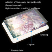 A4-D50 Rechargeable Copy Desk Copying Board Practice Painting LED Writing Desk