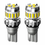 2pcs T10 3030+4014 18LED Constant Current Decoder Indicator Light Reversing Light(White)