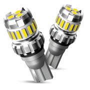 2pcs T10 3030+4014 18LED Constant Current Decoder Indicator Light Reversing Light(White)