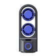 Intelligent Digital Display 100-Speed Stepless Speed Desktop Shaking Head Tower Fan(Dark Gray) - Electric Fans by PMC TechLife | Online Shopping South Africa | PMC TechLife | Buy Now Pay Later Mobicred