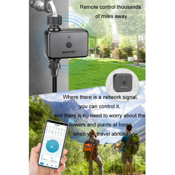 NADSTER US Plug Bluetooth WiFi Remote Automatic Timed Flower Watering Controller, Specification: Single Outlet
