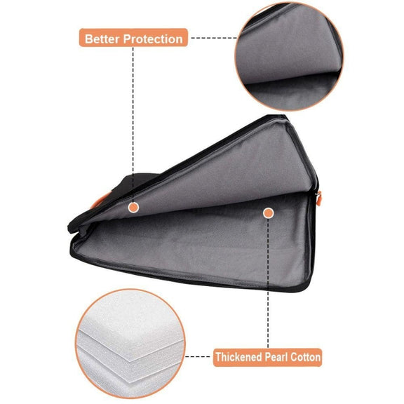 13-14 Inch Portable Laptop Sleeve Bag Travel Carry Case Cover(Blue)