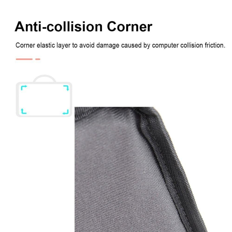13-14 Inch Portable Laptop Sleeve Bag Travel Carry Case Cover(Grey)